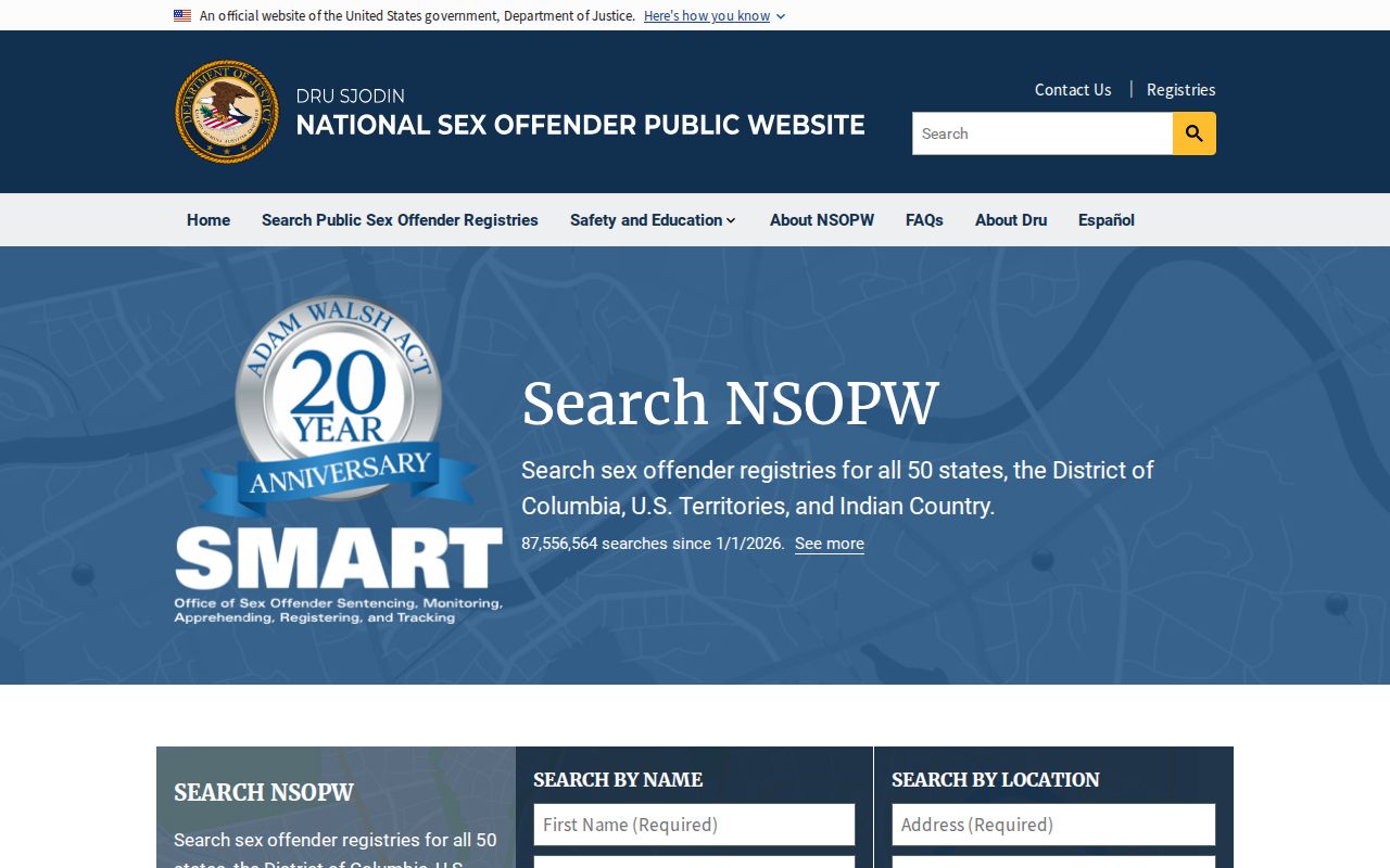 Daviess County sex offender search through the national registry